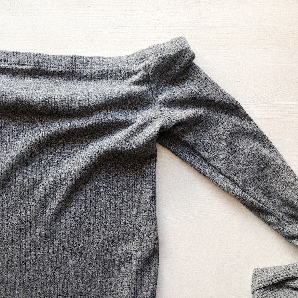 Off the shoulder crop top